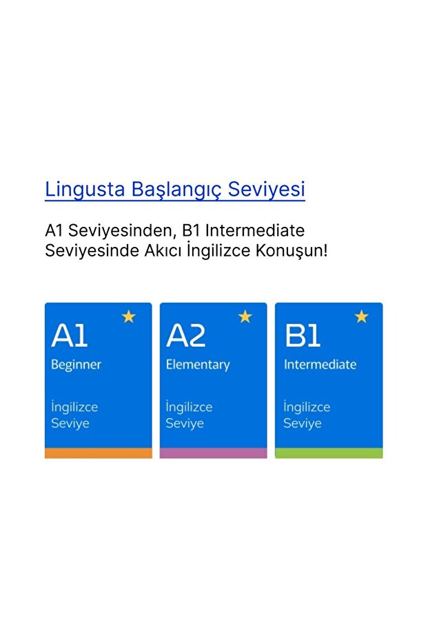 Lingusta Methodu: Başlangıç Seviyesi İngilizce Eğitim Paketi - 2