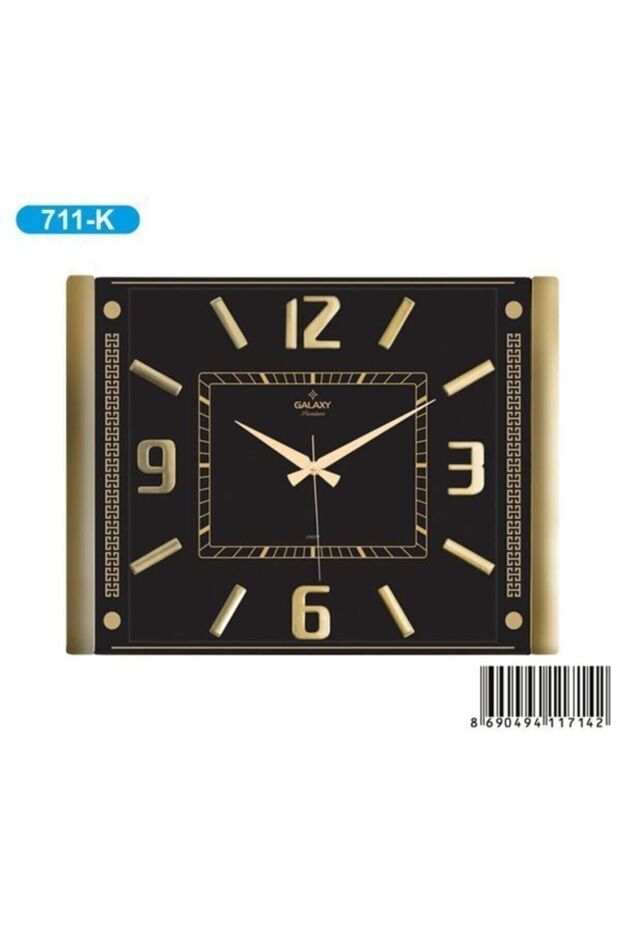 711-k ساعة حائط مربعة مميزة - 1