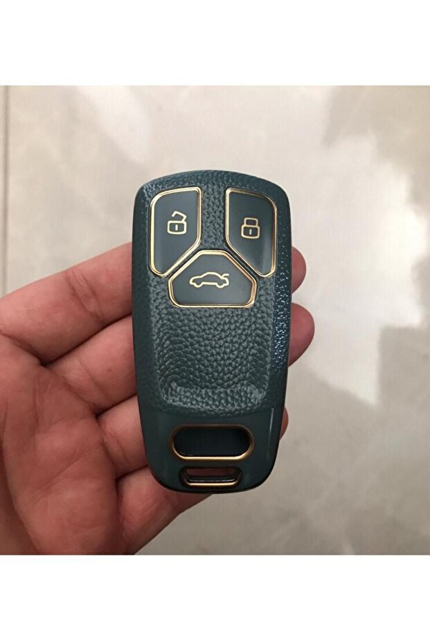 Audi A6L A4 A5 Q5 Q7 Tt 8S S4 S5 Compatible Luxury Key Protection Case Gray Gold Color