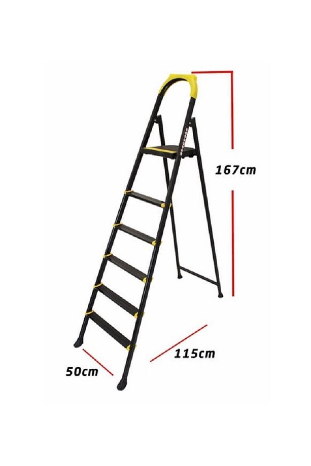 Siyah Merdiven 5+1 Basamak - 1