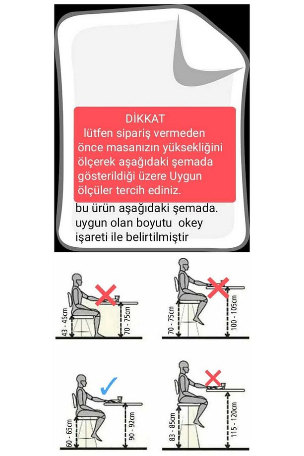 Bar Taburesi Bar Sandalyesi 65 Cm Ücret 1 Adet Fiyatı - 3