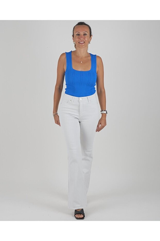 Jean Pantolon İspanyol Paça - 8