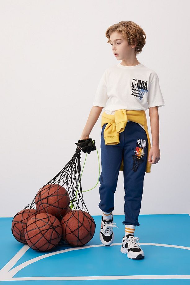 Erkek Çocuk NBA Wordmark Eşofman Altı B6834A824SP - 2