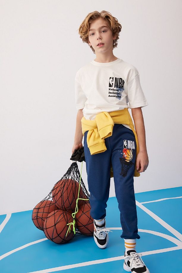 Erkek Çocuk NBA Wordmark Eşofman Altı B6834A824SP - 1