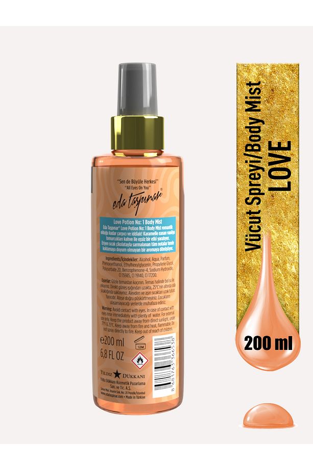 Love Potion No:1 Body Mist Vücut Spreyi 200ml. - 2