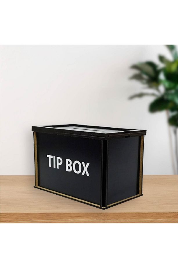 Tip Box Ahşap Kumbara ve Bahşiş Kutusu - 2