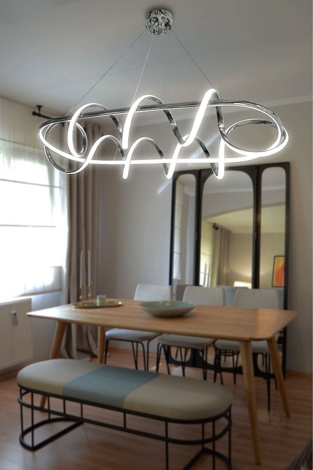 Yıldız Oval Ledli Avize Led Avize - 1