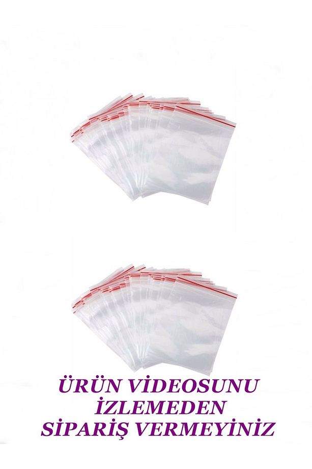 1000 Adet 4x4 cm Mini Kilitli Poşet / Kilitli Torba / Şeffaf Kilitli Poşet / Küçük Boy Poşet - 6