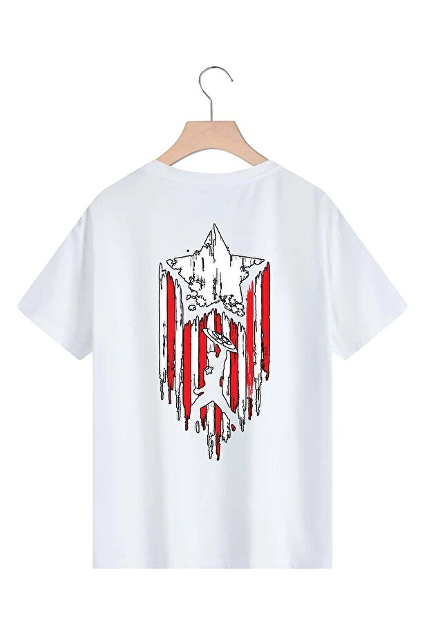 Unisex Marvel Baskılı Oversize Tshırt - 2