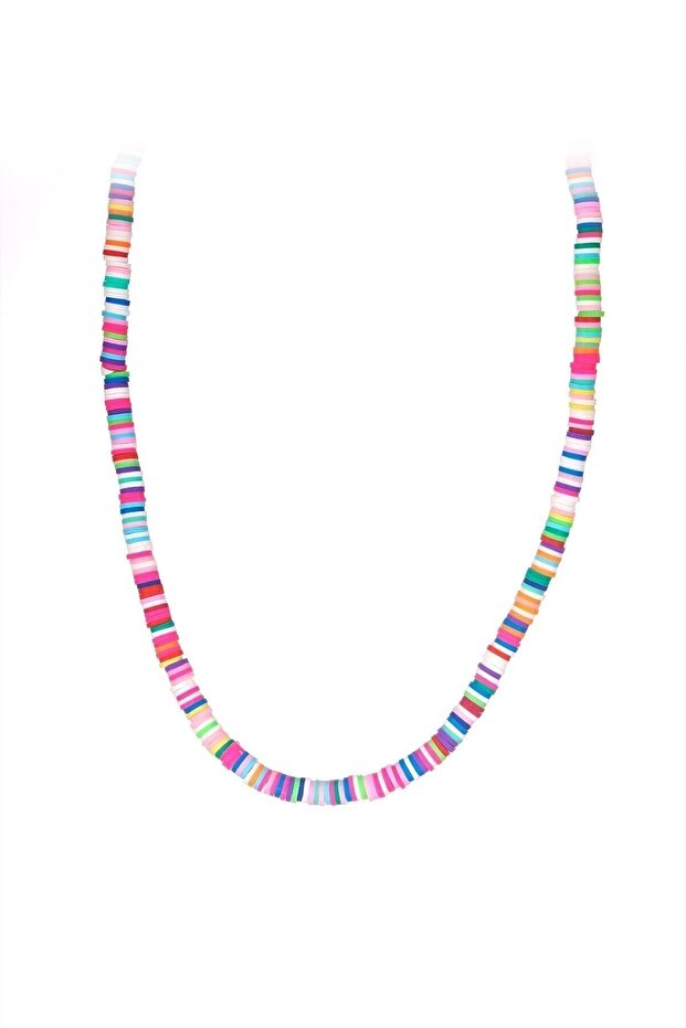 Dámský náhrdelník Fimo Array smíšených barev - 2