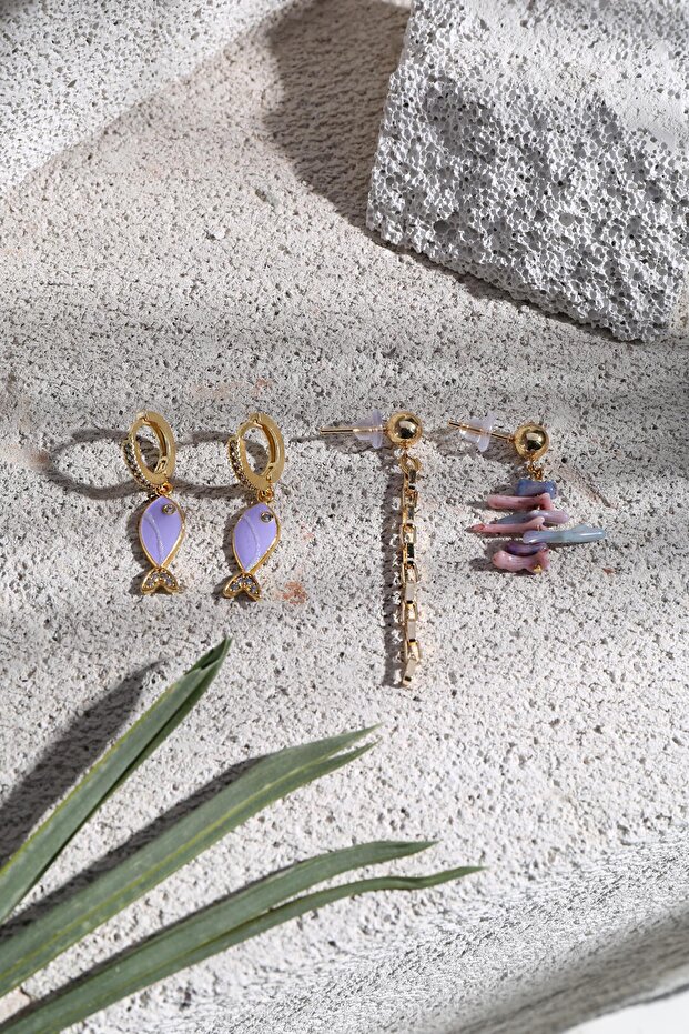 Balıklı Küpe Setleri - 1