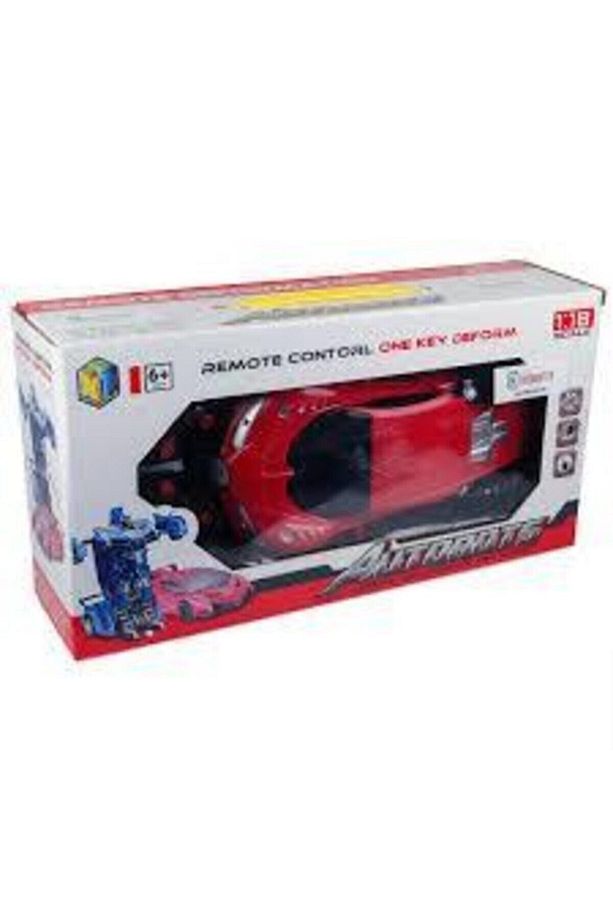 Araba Robota Dönüşen Ferrari Uzaktan Kumandalı ( Şarjlı ) Transformers Sesli 2 In 1 Rc Araba 1.18 - 4