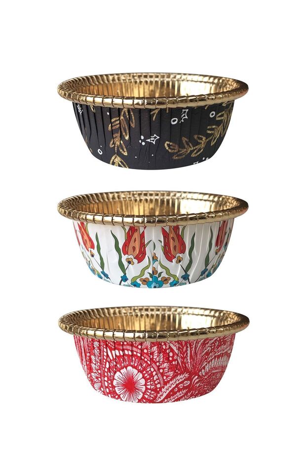 Desenli Tatlı Kasesi 6'lı - 1