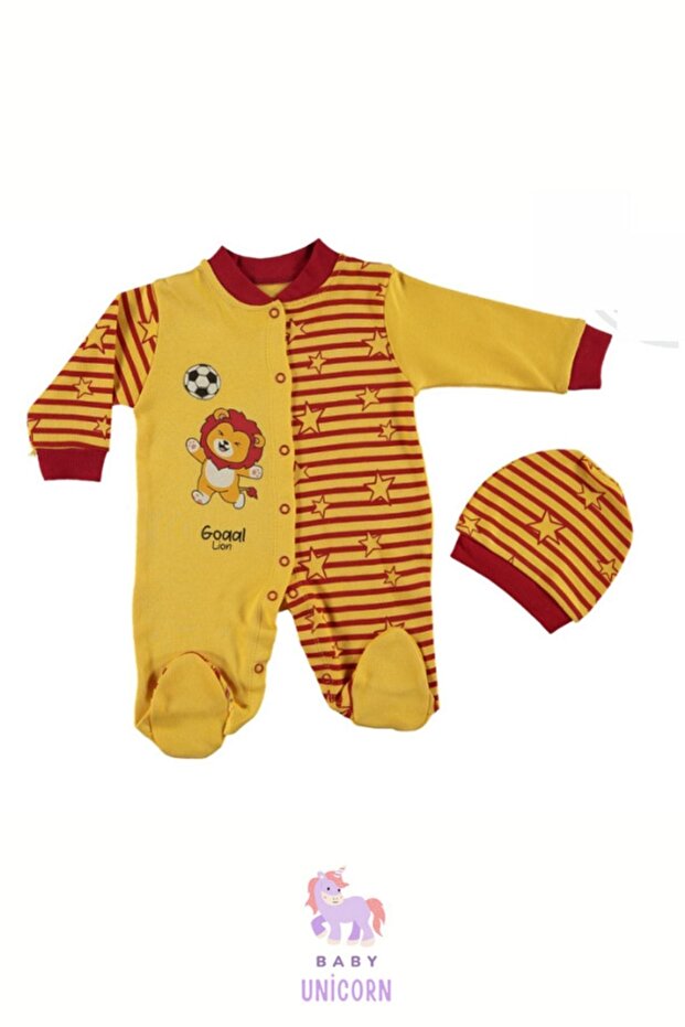Newborn Galatasarayy Fan Jumpsuit - Leo