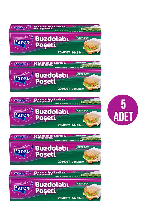 Buzdolabı Poşeti Orta Boy X 5 Adet - 2
