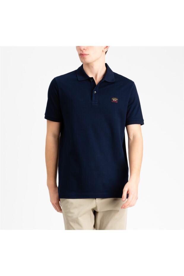 Men's Knitted Polo Shirt Cotton