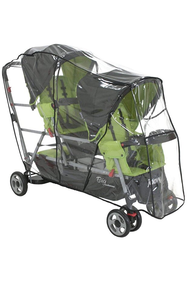 Back to Back Twin Baby Stroller Rain Cover