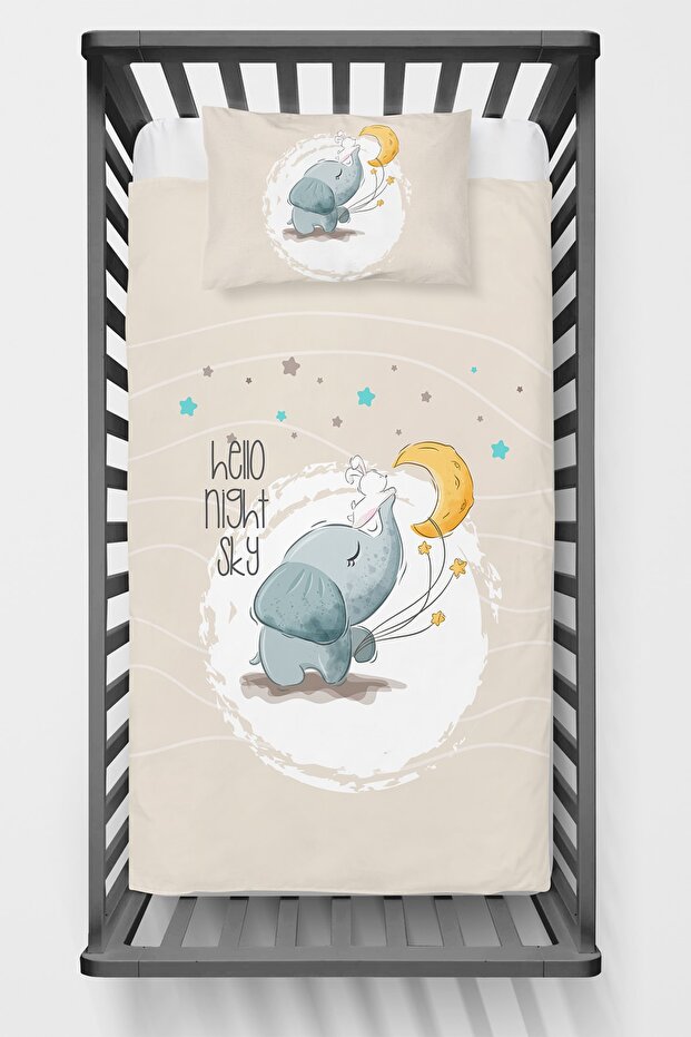 Baby Bedspread Elephant with Rabbit