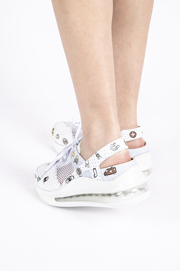 Hemşire Desenli Supermax Sneaker - 4
