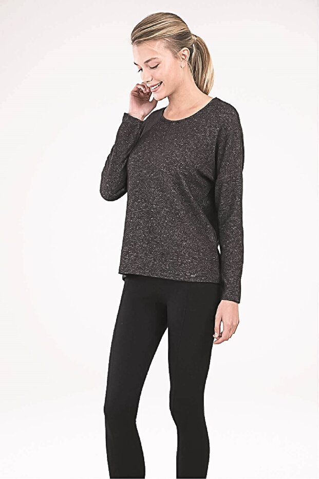 50101 Women's Winter Long Sleeve Sweatshirt - Anthramelange