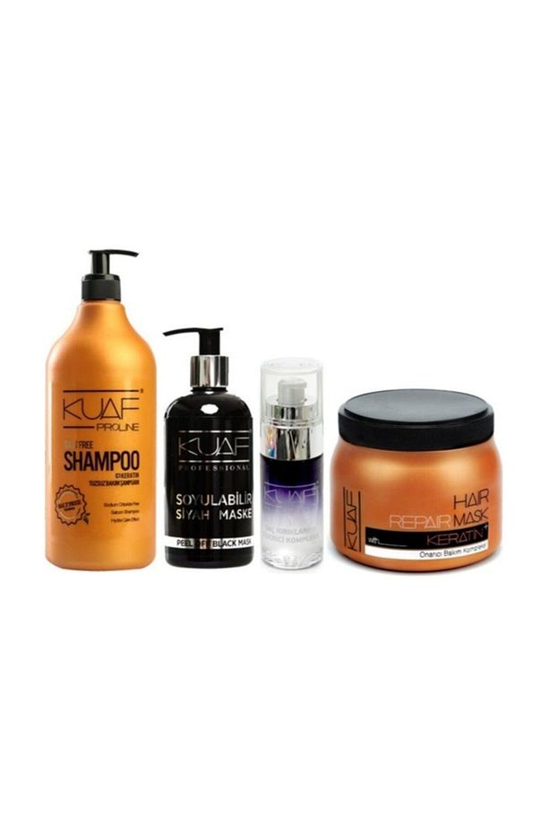Şampuan 1000 ml + Keratin Maskesi 500 ml + Saç Serumu 40 ml + Siyah Nokta Giderici Maske 250 ml - 2