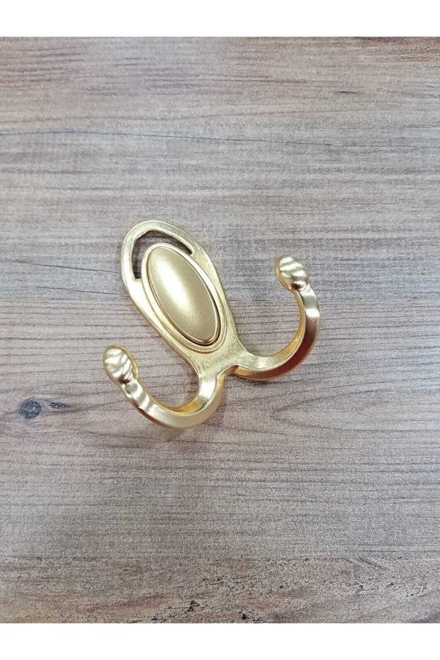 Metax Space Hanger (SMALL) Matte Gold Towel Door Dress Coat Rack Cloakroom Hanger Hidden Screw
