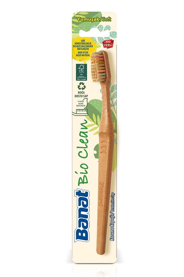 Bio Clean Diş Fırçası Doğa Dostu Sap Yumuşak - 1