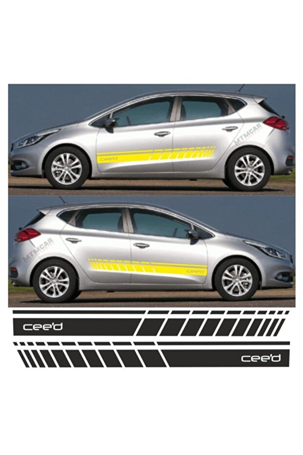 ملصق سيارة بشريط جانبي من Kia Ceed - 1