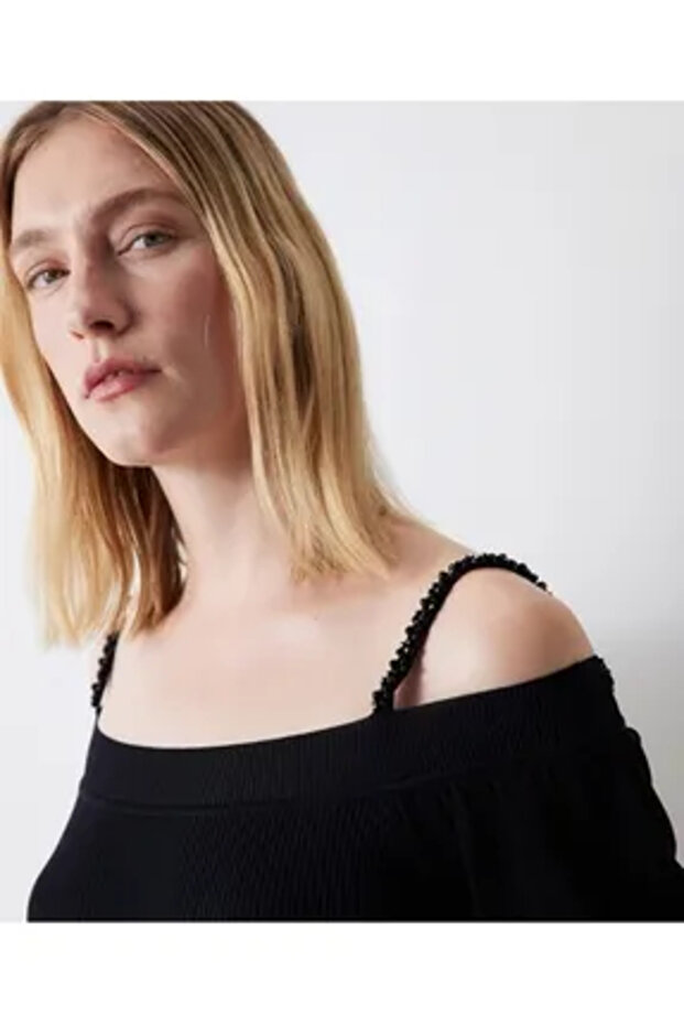 Black Knitwear Sweater