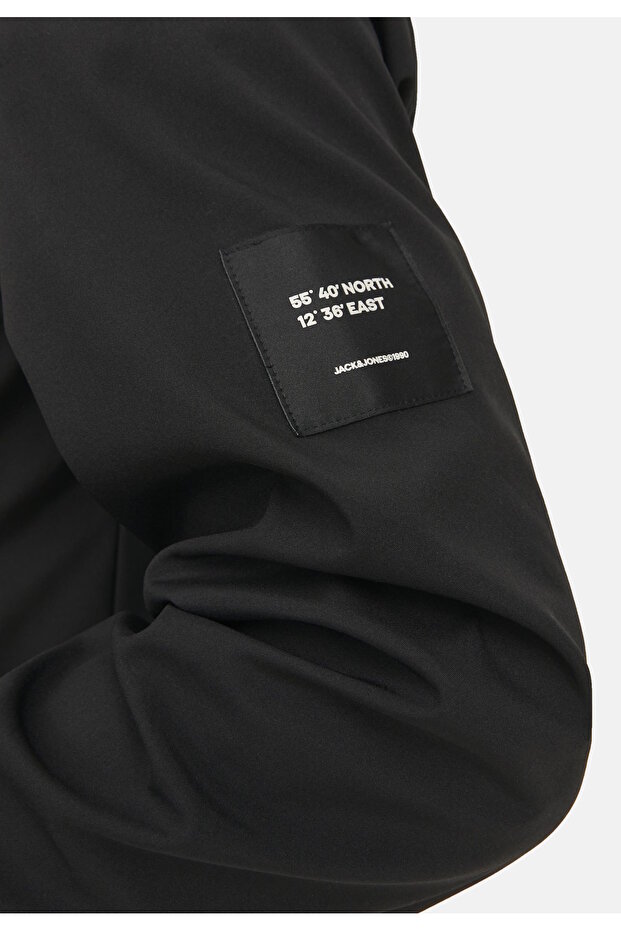 Jachetă softshell - glugă, fermoar și buzunare cu fermoar model basic - 6