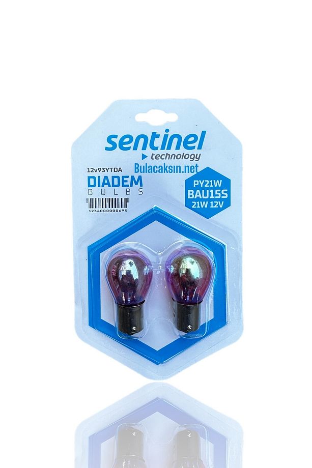 Diadem Turuncu 12v 93 Py21w Tek Duy Şaşı Tırnak Ampul 2 Adet - 1