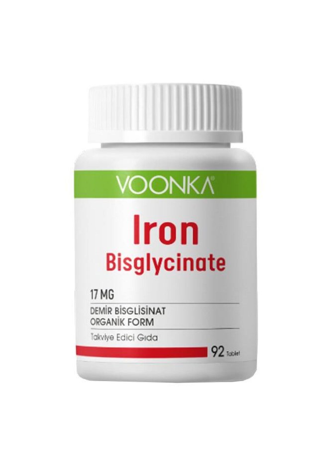 Voonka Iron Bisglycinate - Food Supplement Containing 92 Capsules of Iron. Whitening Foam Gift
