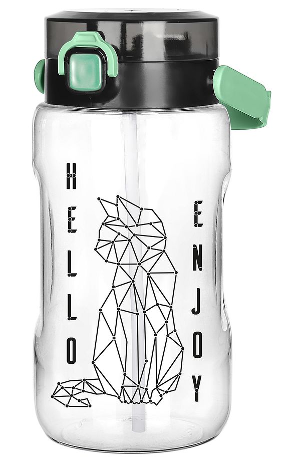 Watermode 1500 ml Pipetli Suluk Matara 1.5 Lt Büyük Dev Suluk Motivasyon Matara Spor GYM Matarası - 4
