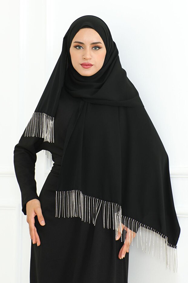 Tasarım Abiye Şal Mahidevran Model - 5