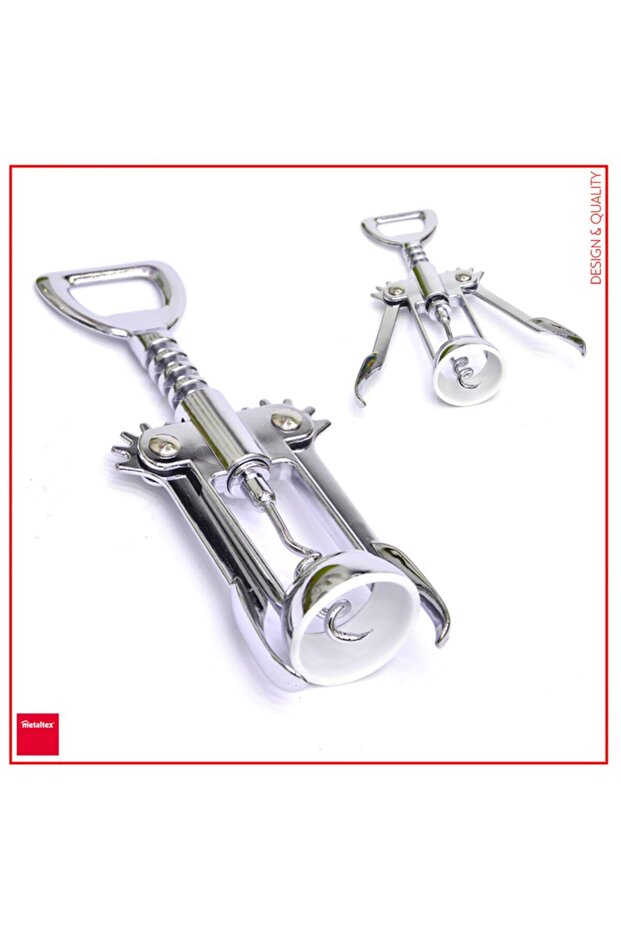 Kanatlı Krom Tirbüşon - 2