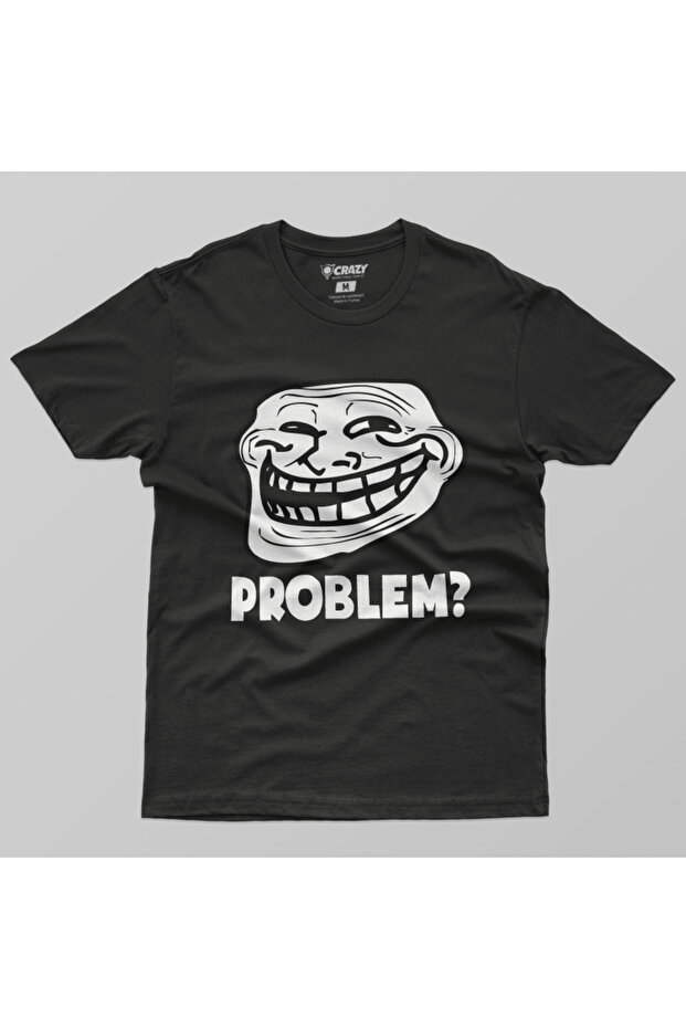 Troll Face Problem? Erkek Tişört - 7