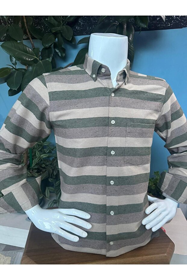 قميص شتوي مخطط - 3