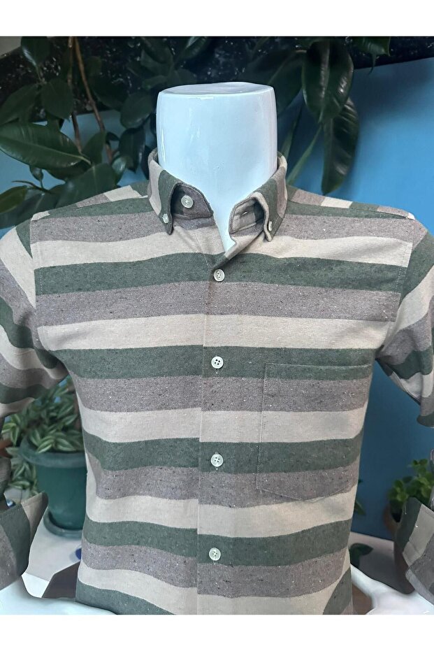 قميص شتوي مخطط - 4