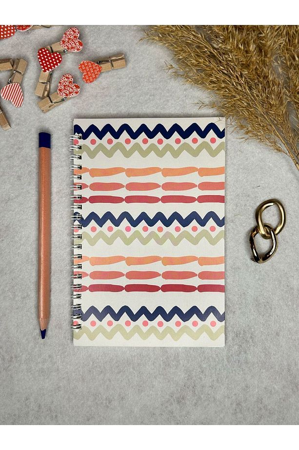 Spiralli Okul Defteri 13,5x20 cm 40 Yaprak 4'lü Set - Çizgili Defter - 6