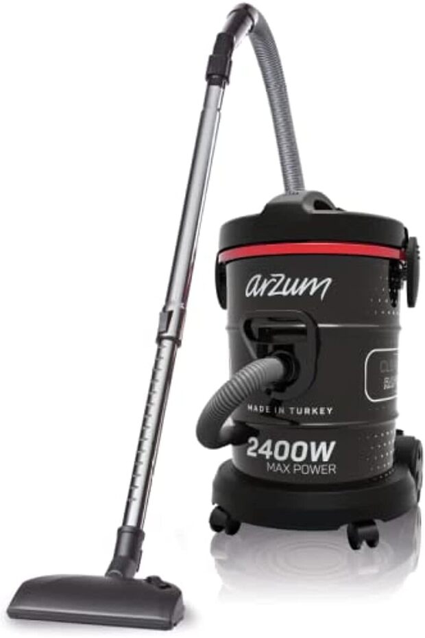 Drum Vacuum Cleaner 2400 Watts,Black, 21 liter, AR4106