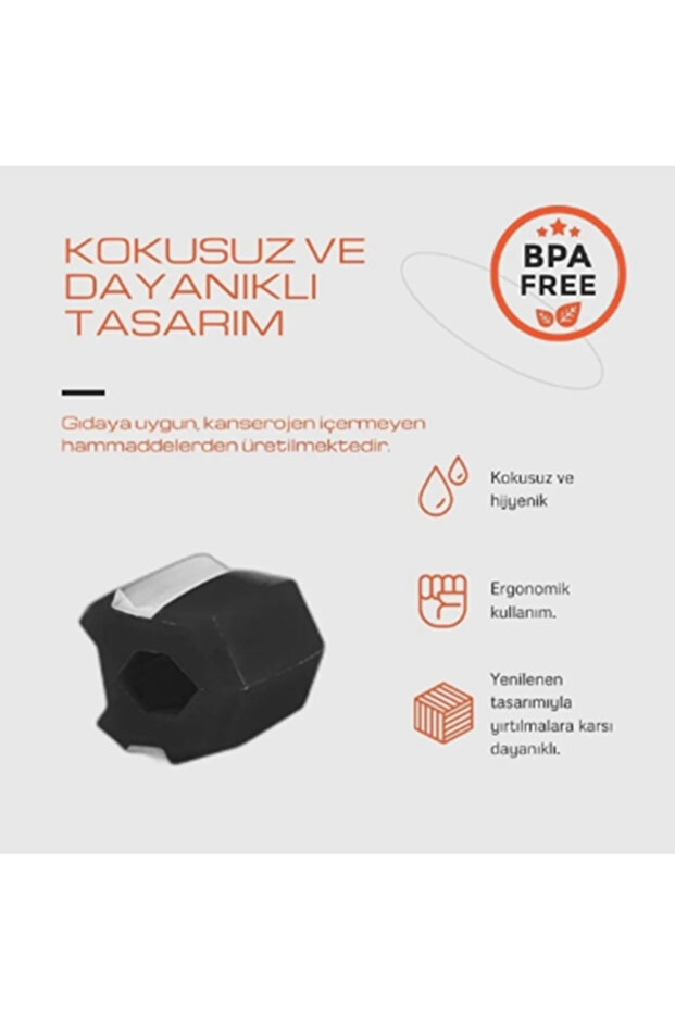 Siyah Çene Egzersiz Aleti - 3