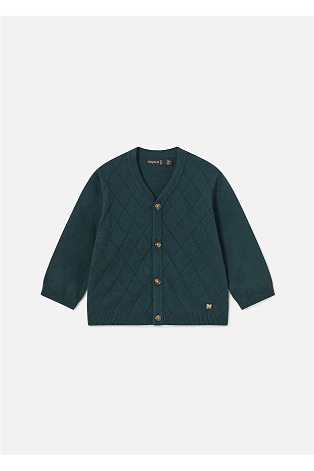 Baby Boy Knitted Cardigan Green 2318