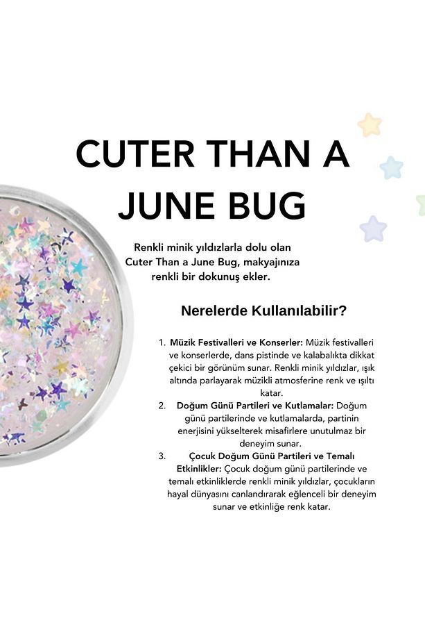 Jel Formlu Parlak Glitter - Cuter Than a June Bug - 4