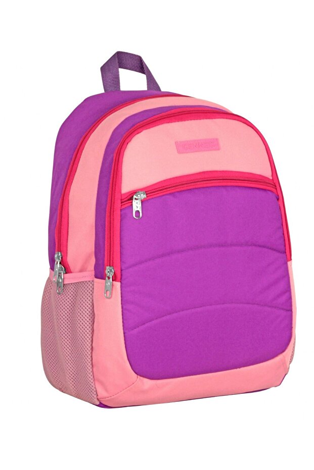 Ümit Çanta Cennec Middle School College High School and Daily Backpack - Purple-Pink - Girl