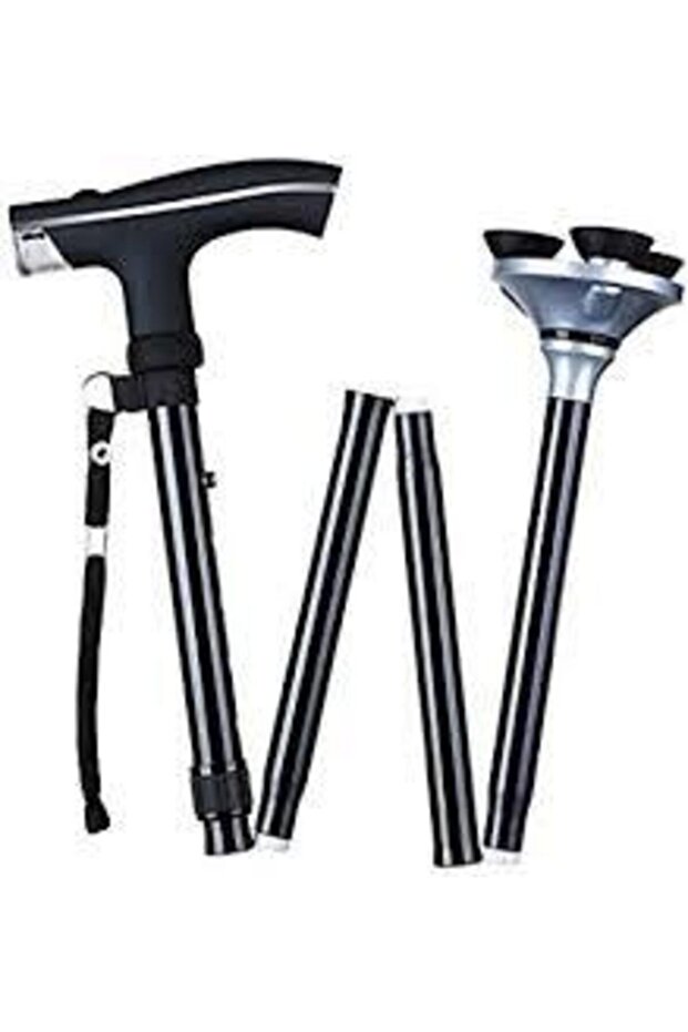 Katlanabilir Işıklı Baston - 1