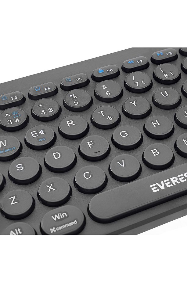 KB-BT16 3 Cihaz Desteği 2.4G+BT1+BT2 Android-Ios-PC Türkçe Q Klavye Kablosuz Klavye Bluetooth Klavye - 4