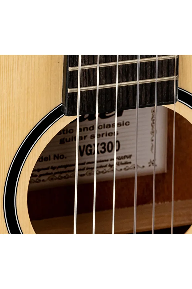 Vgx300 Thinbody Ince Kasa Elektro Klasik Gitar - 3