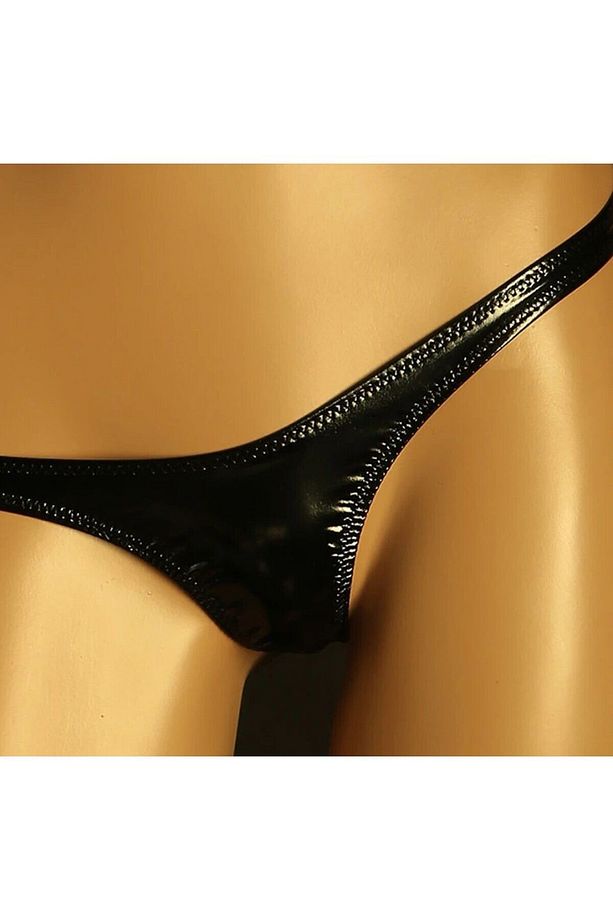 Deri G-String külot - 4