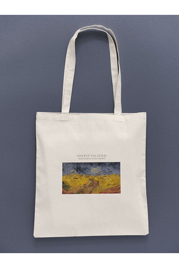 Van Gogh - Wheatfield With Crows Designed Cloth Bag