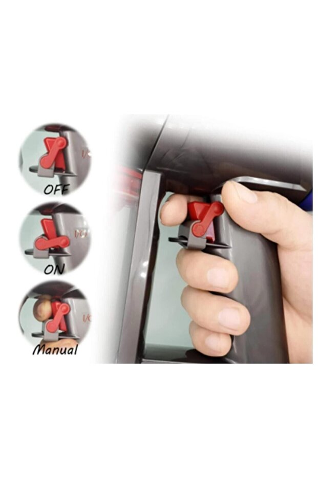 Dyson V8 - قفل الزناد وزر الطاقة المتوافق - 4